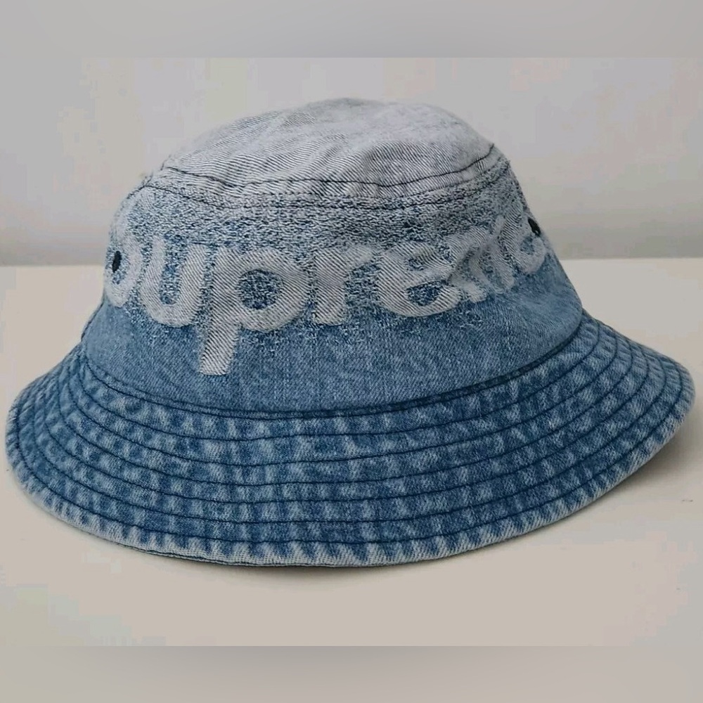 Supreme Denim Blue bucket hat Medium / Large